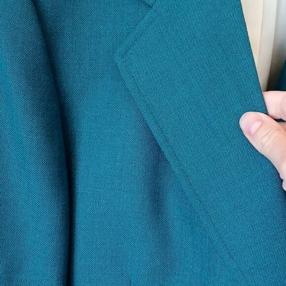 Vintage Garrison Park Sea Green Blazer With Gold Buttons - Picture 7 of 9